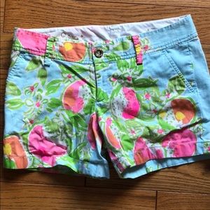 Lilly Pulitzer Callahan Shorts.  Size 4
